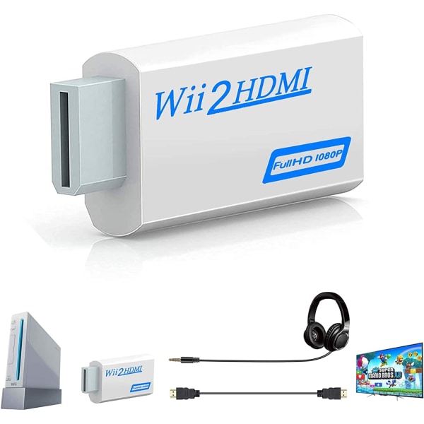 Wii-HDMI-muunnin, Full HD 1080P -videosovitinmuunnin wit