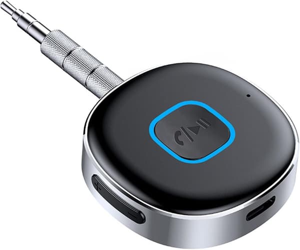 Bærbar 3,5 mm AUX Bluetooth-adapter for bil