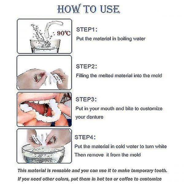 Polyethylene Instant Veneer Denture Simulation Braces