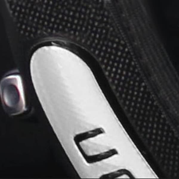 Silver PU Läder Bilrattsskydd Anti-Slip Protector 3