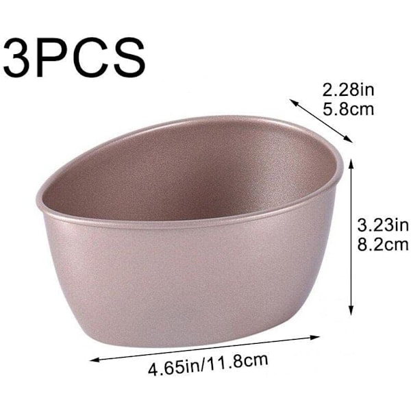 Tjockare kolstål ångad ägg skål non-stick frukost omelett mögel DIY bakverktyg för kök lätt att rengöra