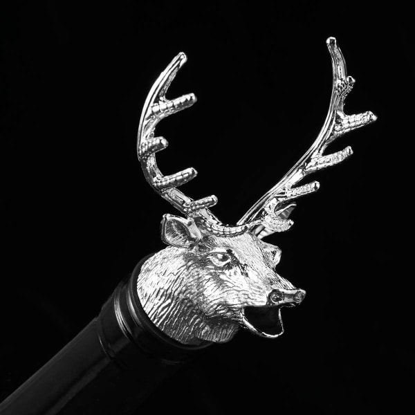 Deer Head Wine Stoppers Wine Pourer för vinflaskor