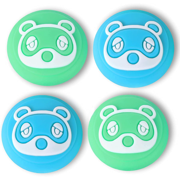 Animal Crossing Thumb Grip Caps  (Anime Raccoon)for Nintendo Swi