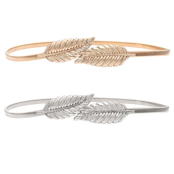 70CM Metal Elastisk Stretch Kæde Bælte Kvinder Guld Sølv