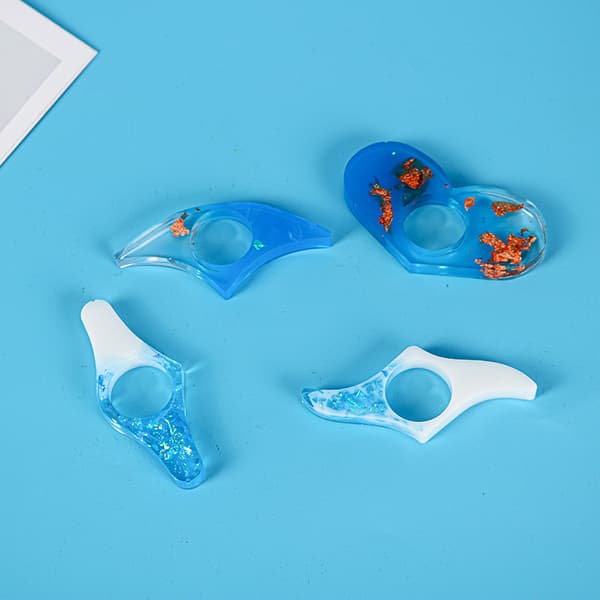 4 stk Boksideholder, Resin Boksideholder Tommelholder Bok
