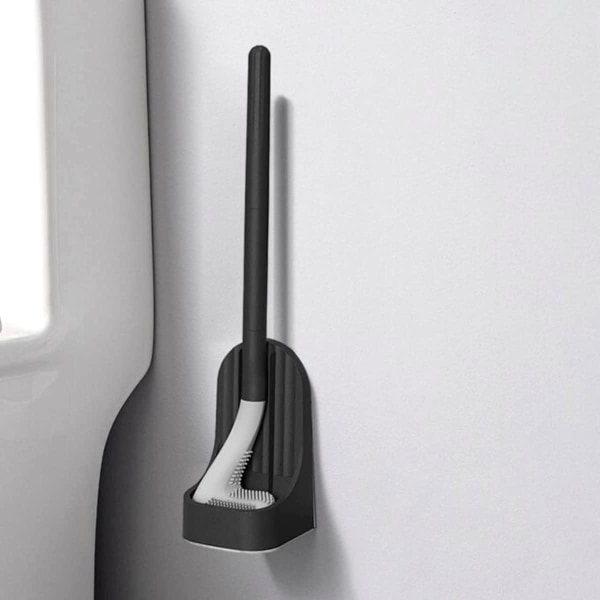 Golf Club Design Silikone Toiletbørste - Hoved Fleksibel TPR Brist