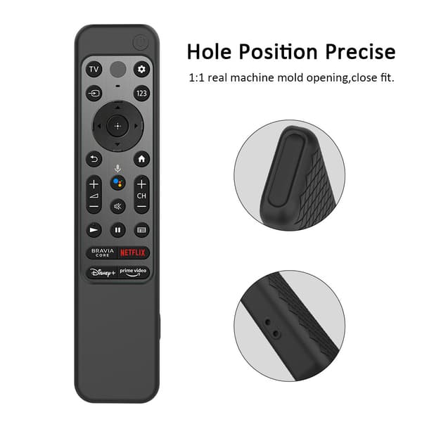 Silikonikotelo Sony RMF Black tx800u -kaukosäätimelle