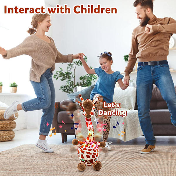 Dansande giraff, giraff leksak, giraff leksaker för barn som r