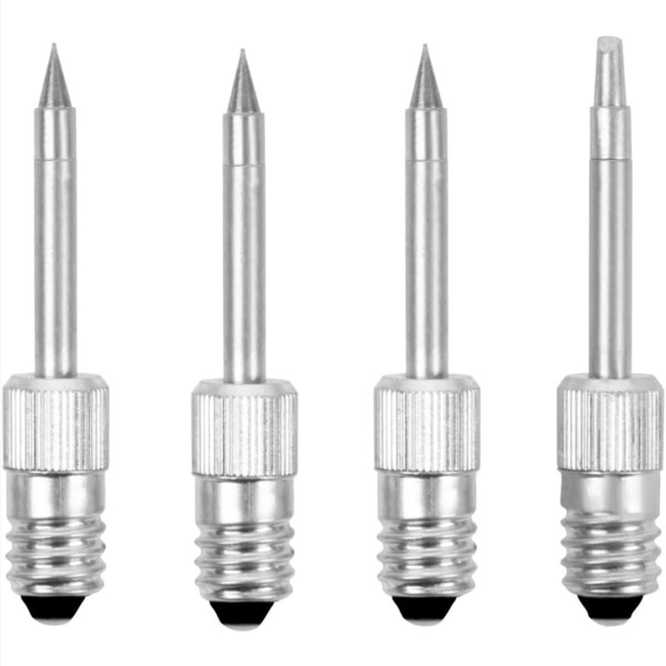 8W USB Loddetipserstatning Loddetilbehør, Bærbare Loddetipser for Reparasjonsarbeid (E10-B3 Rund Spiss + E10