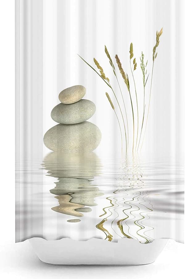 Dusjforheng 180 x 180 cm Digitaltrykk Moderne Design Vaskbart