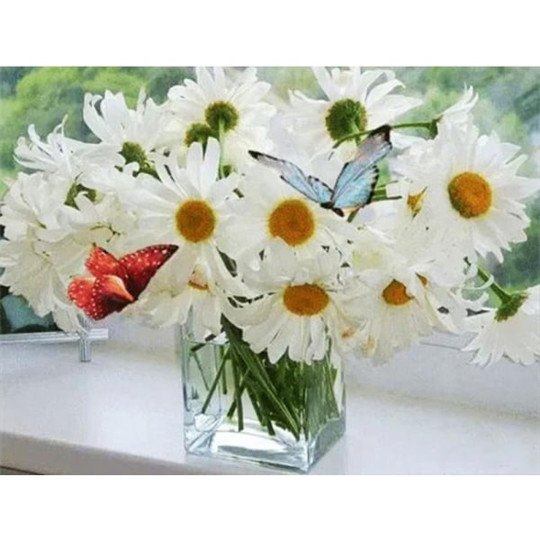 30 x 40 cm, little daisy Diamond Painting Embroidery Diamond Pain