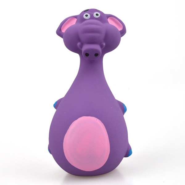 12,5 cm Latex Squeak Puppy Toy (lilla elefant), engasjerende Interac