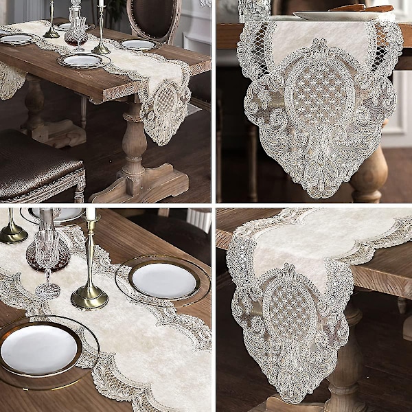 Fleurs velours elegant og chic vaskbar dug til bord