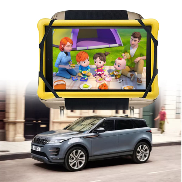 1 Bil Tablet Holder, Bil Nakkestøtte Silikon Holder, Universal Car