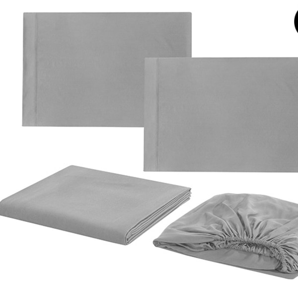 4 stykke ark lagner fabrik sengetøj pudebetræk ark børste