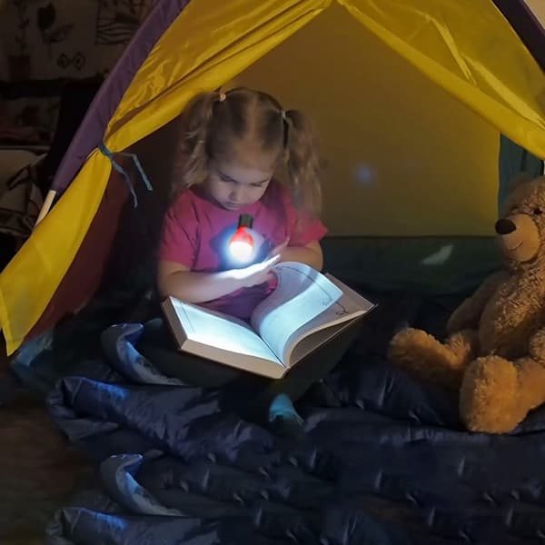 4 st campingtillbehör och utrustning, kompakta campinglampor, LED
