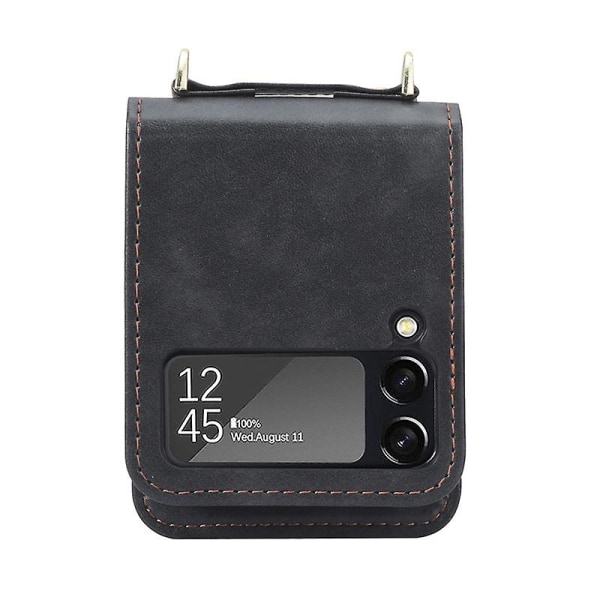 Kompatibel med Samsung Galaxy Z Flip 3 lommebokveske med bil