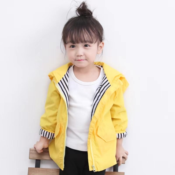 Toddler Baby Boy Girl Duck Raincoat Cute Cartoon Hoodie Zipp