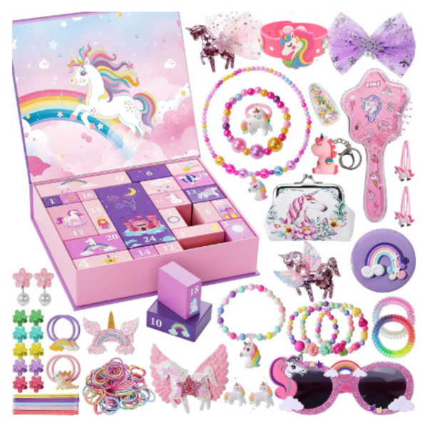 Julkalender, Prinsess Smycken, 24 Dagars Nedräkningskalender, Blind Box, Julgåva Style 26