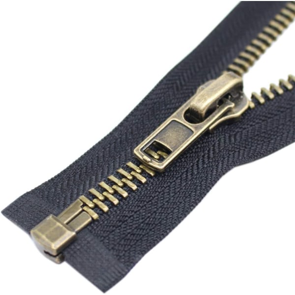 31.5 Inch Antique Brass Separating Jacket Zipper  (31.5" Anti-Br