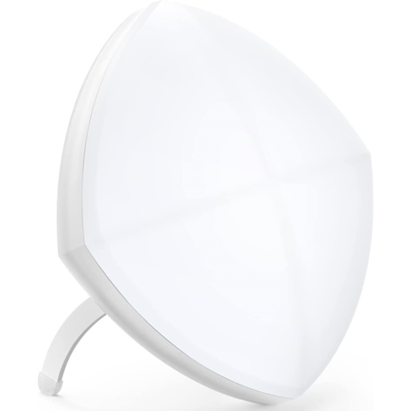 Fototerapilampe, 10 000 Lux UV-fri terapilampe, roterende Sola