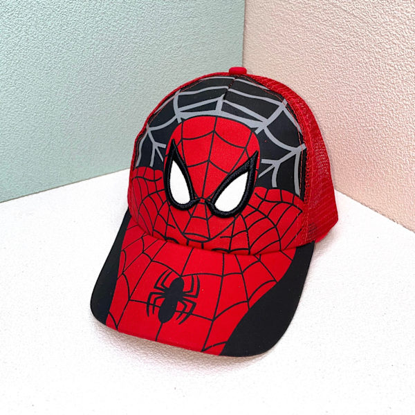 2 st tecknade Spider-Man basebollkepsar med ankkäpp