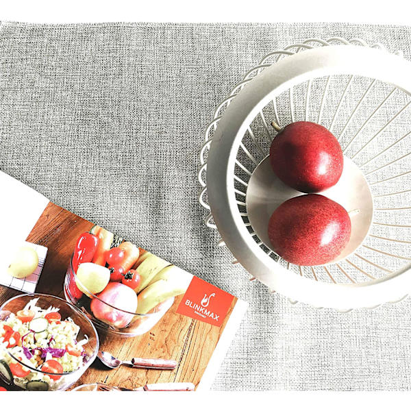 Vit - Metallfruktkorg - Fruktkorg - Snackförvaring - Deko