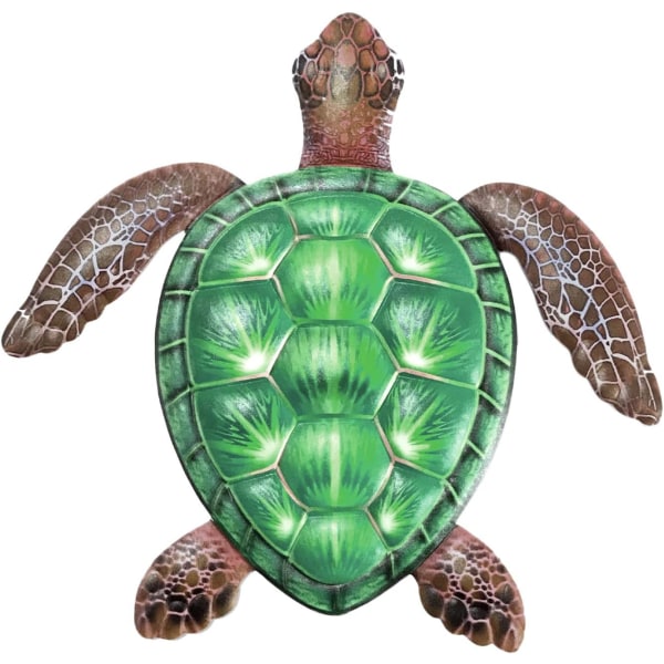 Metal Turtle Väggdekor Sköldpadda Väggkonst för Hem Sovrum Living R
