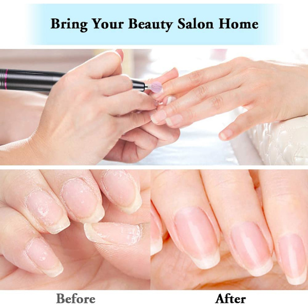 18PCS nagelborr, nagelborr set professionellt salongsverktyg