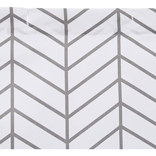 180x180cm Basics Duschdraperi med Chevron-mönster