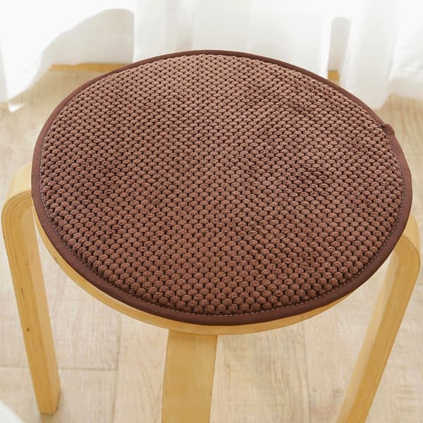 Krakkputer – Runde, 35x35 cm, Brun, 4 stk