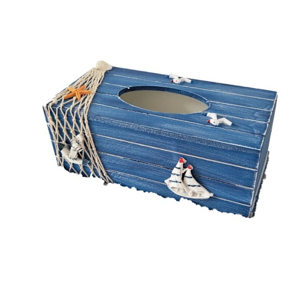Rektangulær treteske i tre, middelhavspirat, skip, sjø