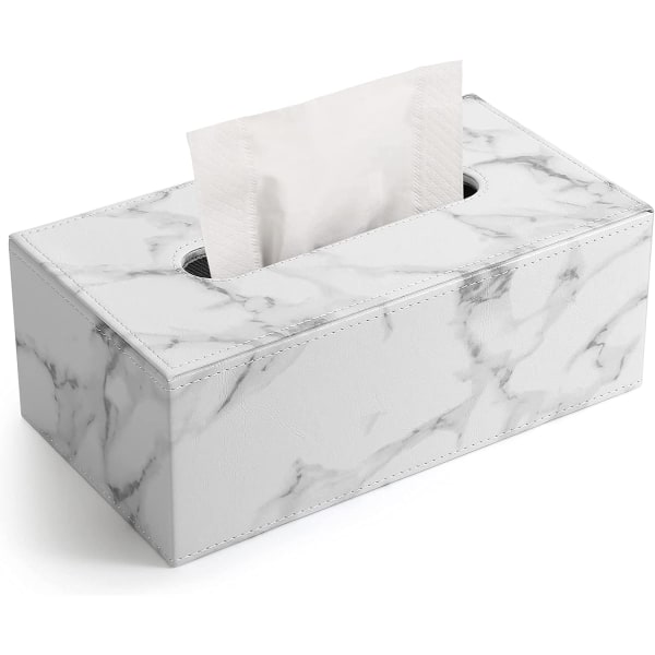 Marble Leather Suorakulmainen Tissue Box Creative olohuone tee n