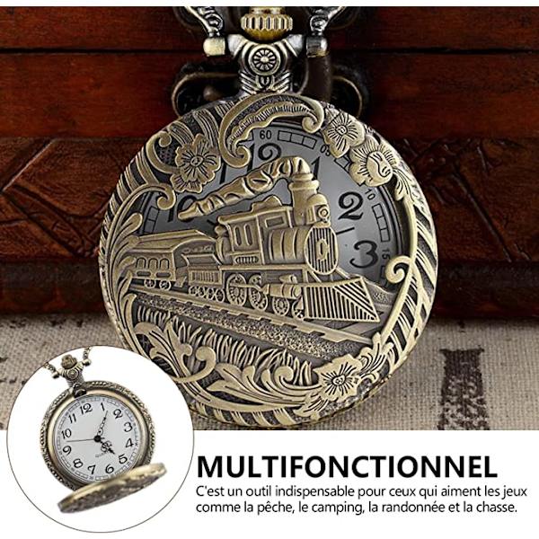 Vintage Quartz Lommeur, Steampunk Lommeur til Mænd med C