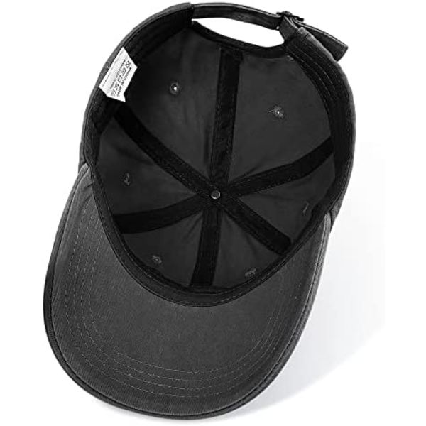 Basebollkeps för män Bomull Broderad Solhatt Unisex Justerbar Keps för Lastbilschaufför Spo