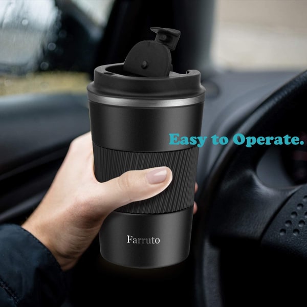 Hot Drinks Travel Mug - 380ml - Rostfritt stål Läcksäker isolering