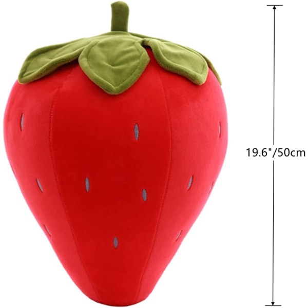 Söta frukt barn kudde fyllda jordgubbar plysch kuddar Super So