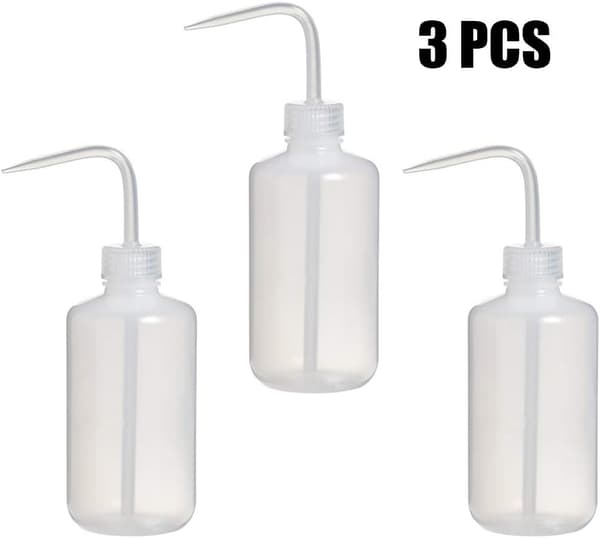 3 st 250 ml vattenkanna, säker plastklämvattenflaska