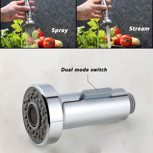 Sprayhode for kjøkkenkran 2 moduser Sprayhode Kjøkkenkran