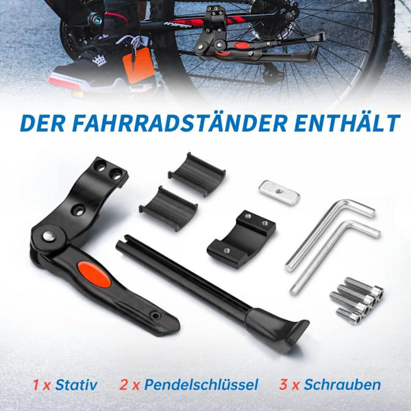 Justerbart sykkelstativ - Universalt sykkelstativ for 24,26,27,5,28,29 tommer sykkeldekk