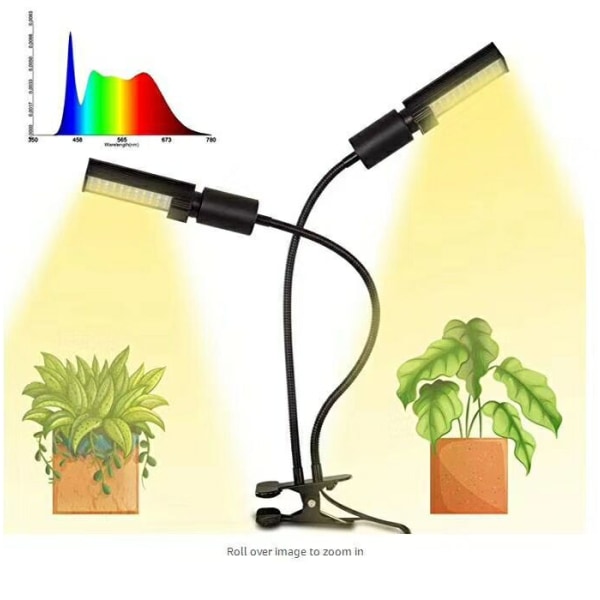 Plantelampe, Plantevækstlampe LED Plantegartnerilampe Perfe