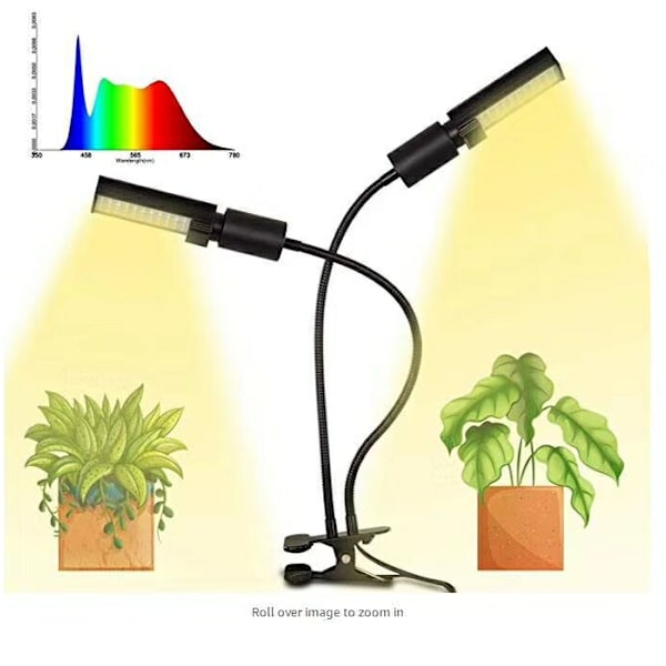 Plantelampe, plantevækstlampe LED plantegartnerilampe Perfe