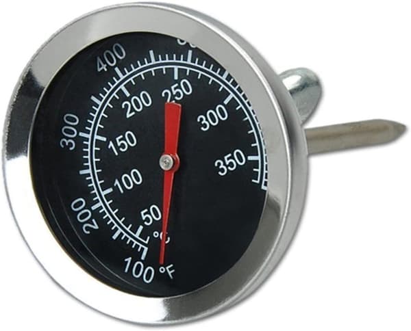 Rustfrit stål ovn termometer BBQ grill ryger termometer