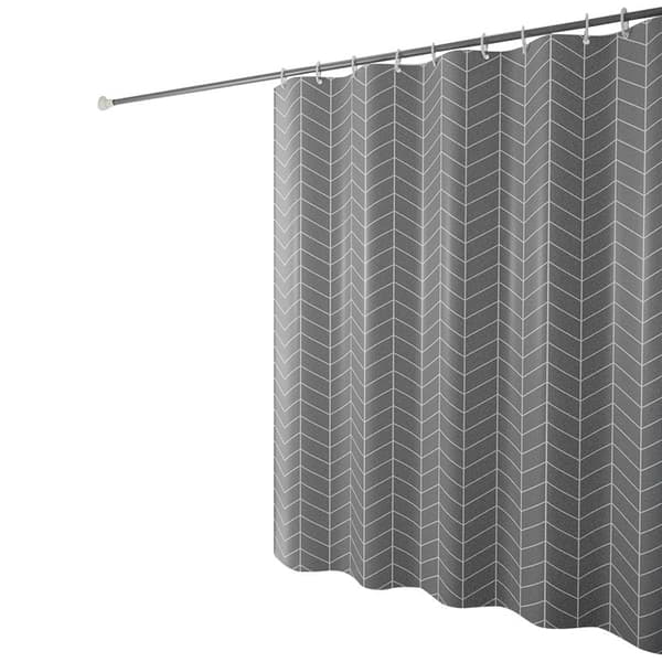 180x180cm Basics Chevron Mønster Bruseforhæng