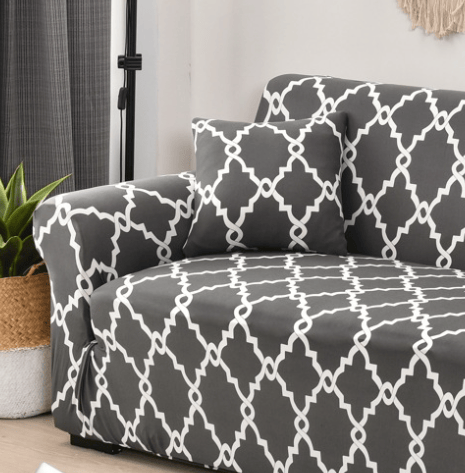 Sofaovertrekk 2-seter 150-185cm Sofaovertrekk med armlener Moderne Uni