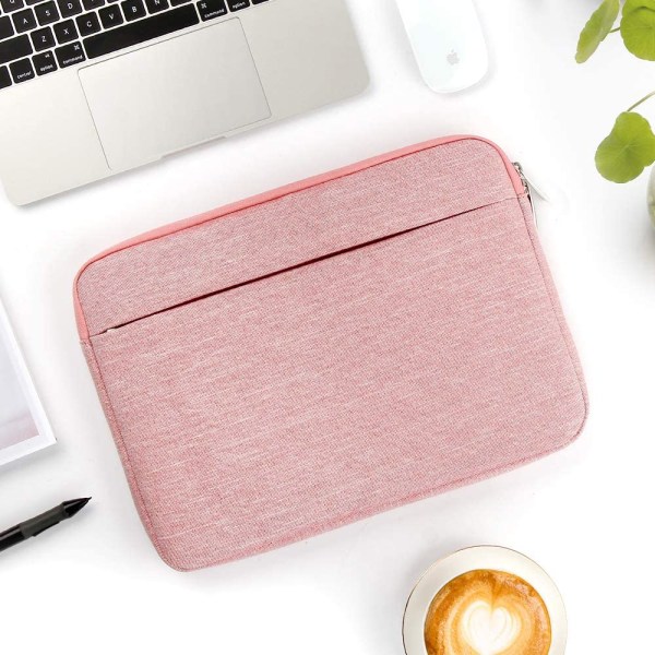 Vaaleanpunainen - 15" "Laptop Sleeve" Ultrabook kannettavan tietokoneen laukku -