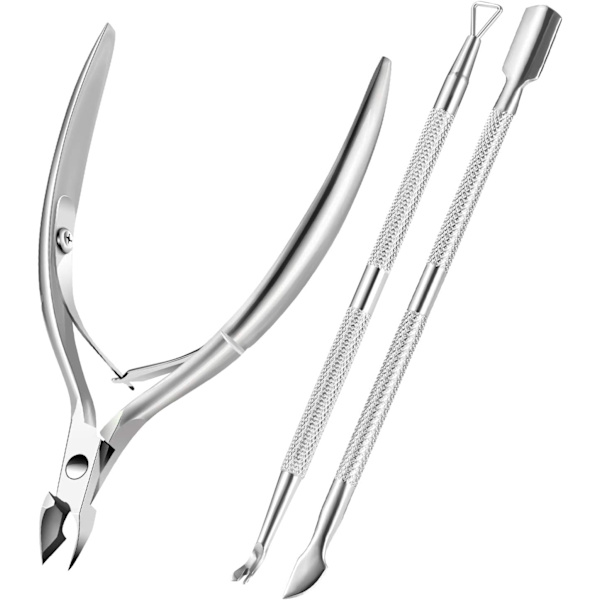 Nagelbandsskärare med nagelbandspusher, nagelbandsskärare