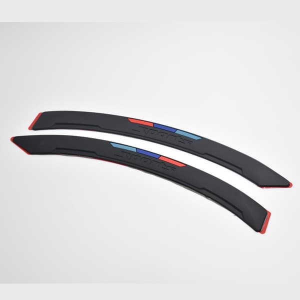 Gummi Front+Bak Bilhjul Bumper Scratch Protector Strip Corne