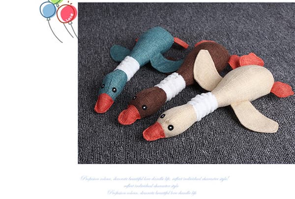 3 st Brushing Goose Molar Bite Resistant Gosedjur Hund Leksak