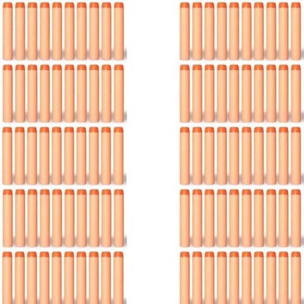 100 EVA-skumdartbollar för Nerf N-Strike-pistoler för barn